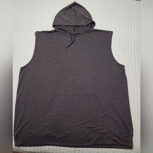 JC DISTRO USA-made Men's Lightweight Workout Hoodies Heather Navy Size 4XL